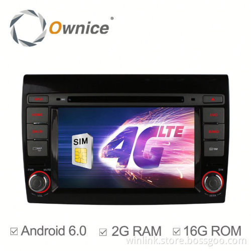 Quad core Android 6.0 Ownice C500 car Stereo for Fiat Bravo 2007 2008 2009 support OBD DAB TPMS Built in 4G LTE